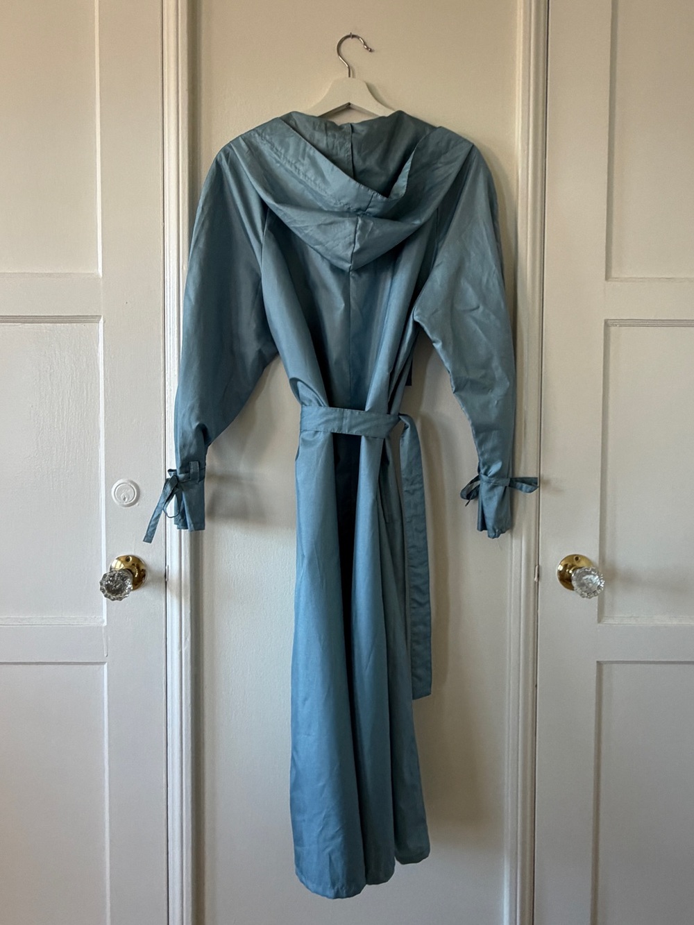 Vintage blue lightweight hooded jacket - Picture 5 of 6
